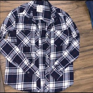 LA Hearts flannel